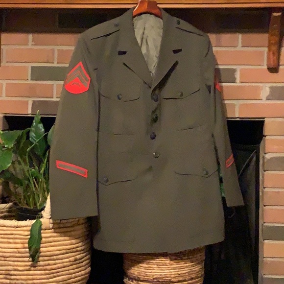 USMC Other - Sz L Vintage Vietnam era USMC jacket CPL E4 Service Alpha Chevrons